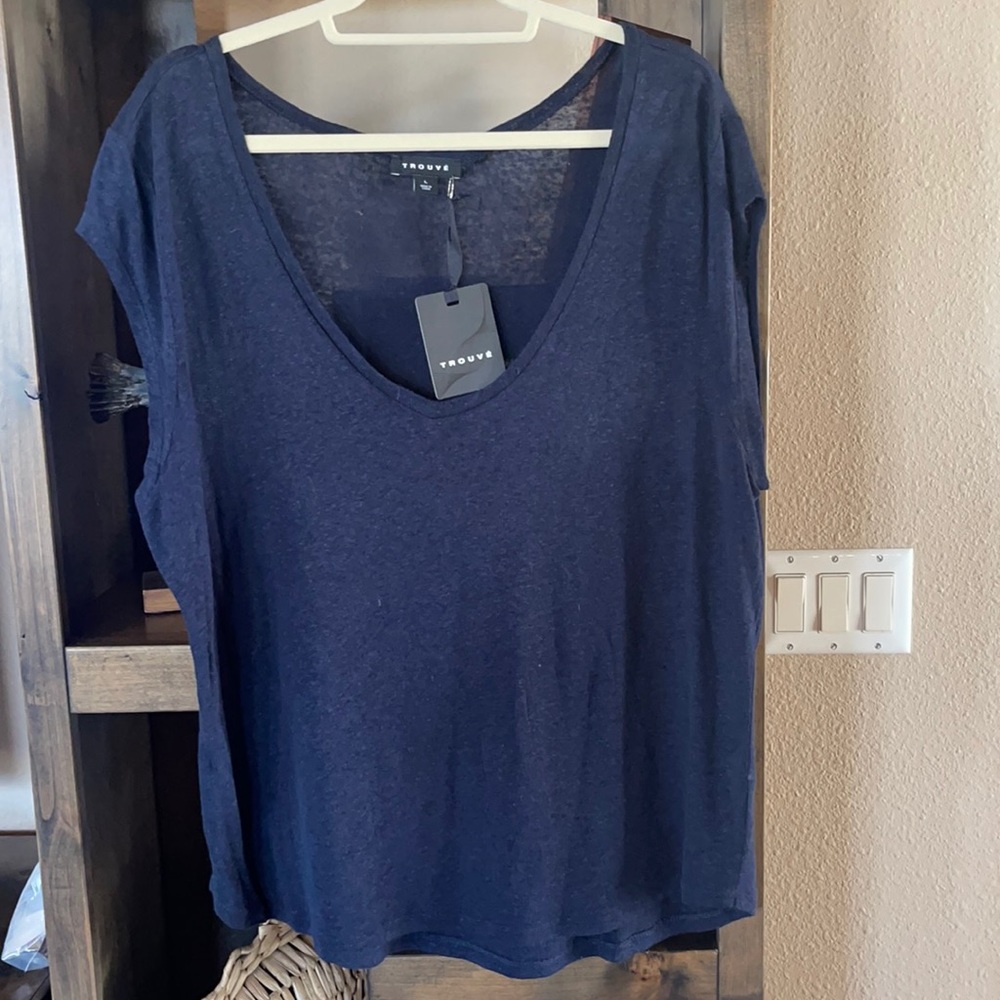 Brand new never worn, navy blue